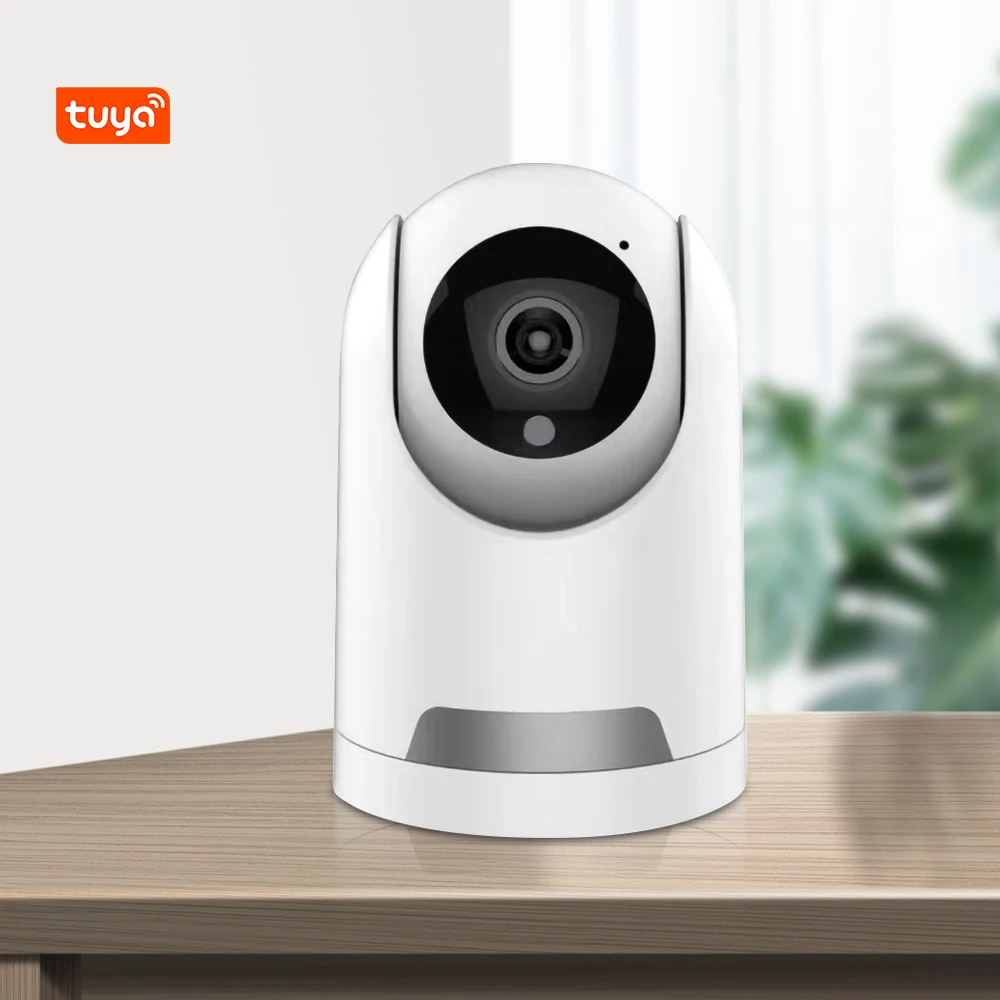 Умная домашняя Wi Fi камера 3MP Tuya для системы видеонаблюдения PTZ детей поворот на 360