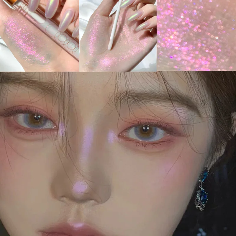 

High gloss repair stick dark circles tear groove concealer diamond high pearlescent liquid eye shadow body and face highlight