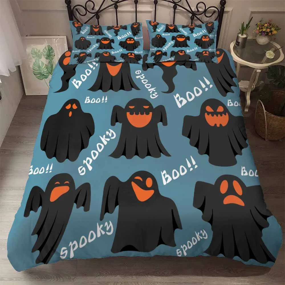 Хэллоуин постельное белье с черепом Калифорния двуспальные кровати одеяло