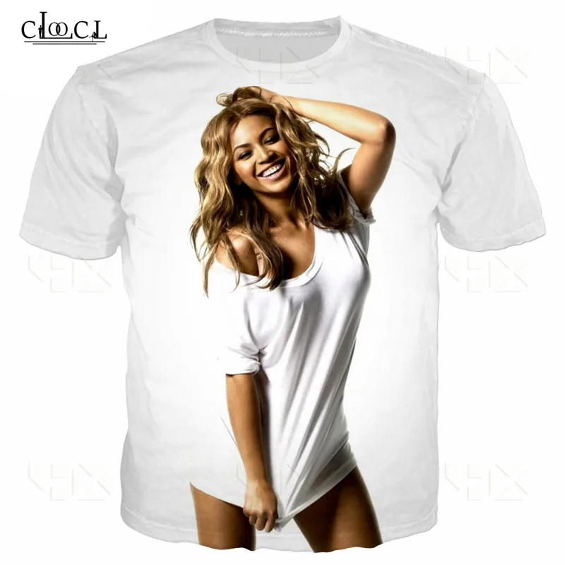 Новое поступление популярные сексуальные мужские футболки Beyonce с 3D принтом в