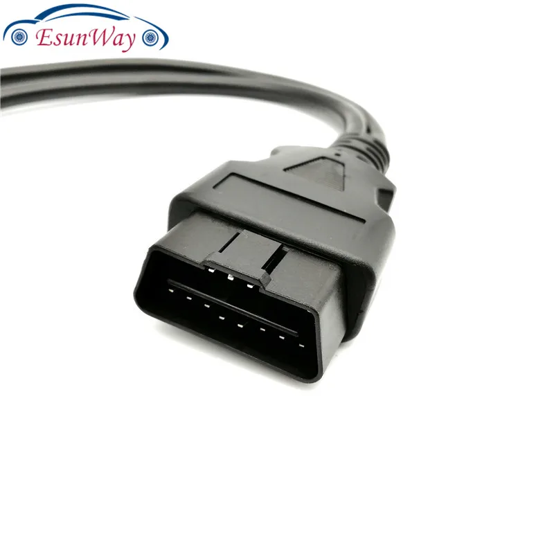 Кабель OBD сплиттер кабель OBD2 Connnector адаптер OBDII Y диагностический инструмент