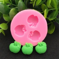 apple shape silicone cake mold diy baking mould for ice candy chocolate jelly sugar craft fondant cake decorating tools