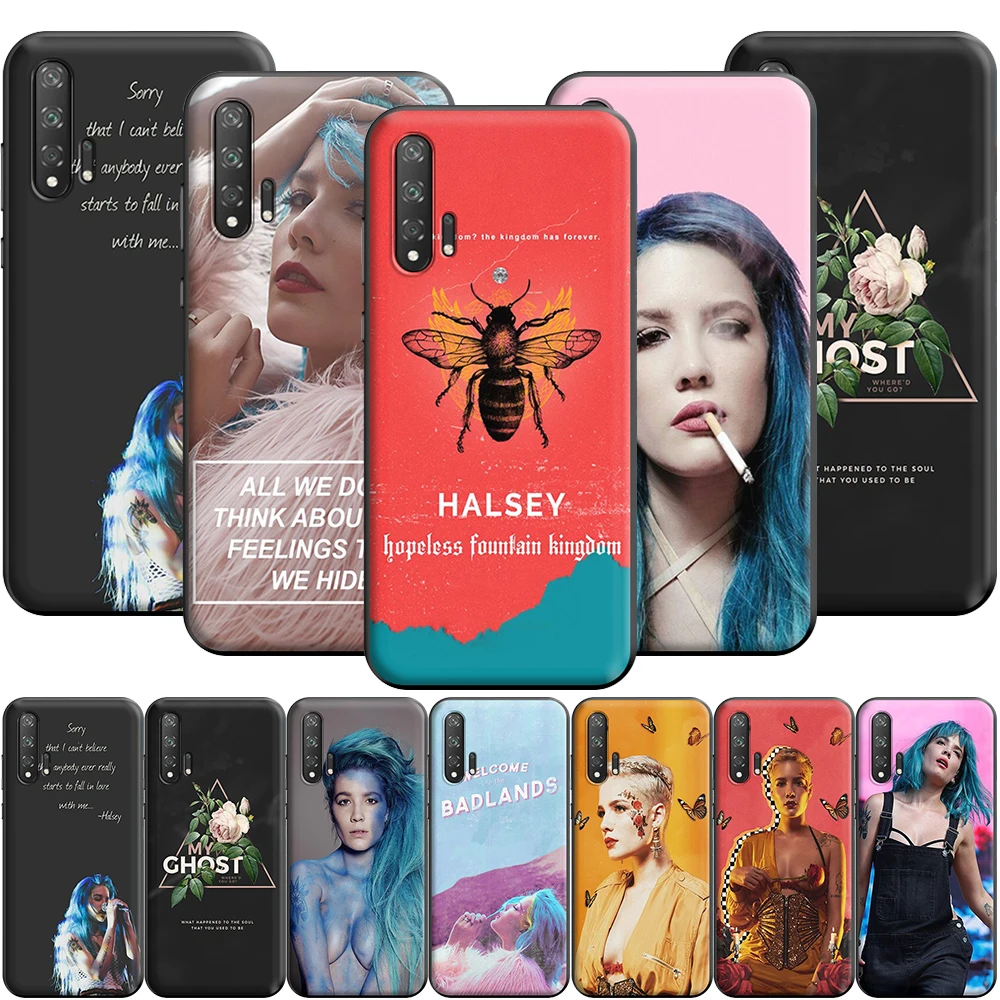 Силиконовый чехол Halsey для Huawei Honor V30 30 8 8A 8X 8C 9 9X 10 Note View 20 20S Pro Lite|Бамперы| |