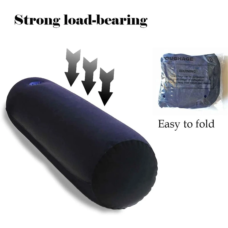 

Inflatable Bedroom Pillow Air Mattress Cylindrical For Couples Joy Love Equipment Fun Pillow Cushion Office Home Adult Cusion