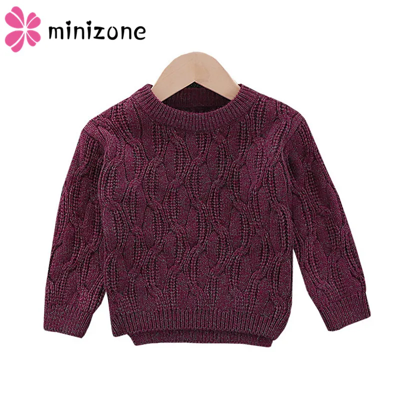Осенне зимние свитера для маленьких мальчиков и девочек Детские Зимние Топы