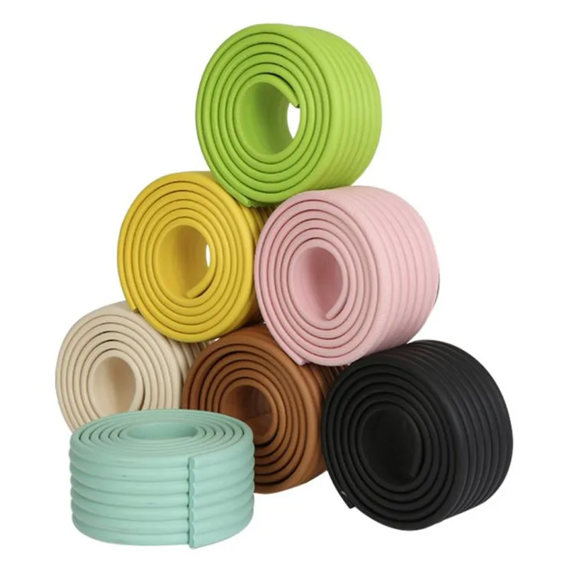 Protector de esquinas de seguridad para ni&ntilde;os y beb&eacute;s, cinta gruesa de protecci&oacute;n para bordes de escritorio, mesa de seguridad para ni&ntilde;os, 2M-0