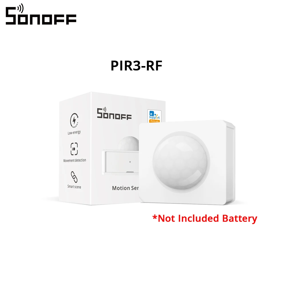 

Умный выключатель света SONOFF PIR3-RF движения