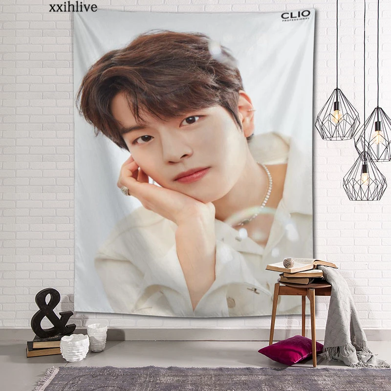 

KPOP Singer SeungMin Custom HD Tapestry For Carpet Travel Mattress Wall Carpets Art Home Decor 100x150cm,130x150cm