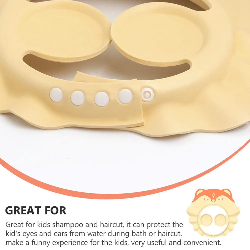 

2pcs Baby Shower Hat Adjustable Toddler Hair Washing Visor Baby Shampoo Caps