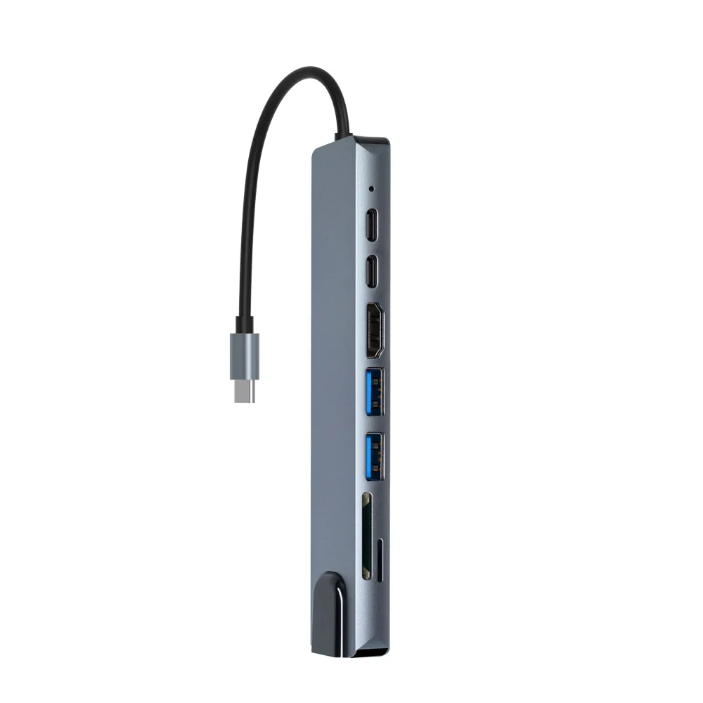 Многофункциональная Плата расширения USB 3 0 типа c к PD + SSG * 2 HDTV TF SD RJ45 8 в 1 |