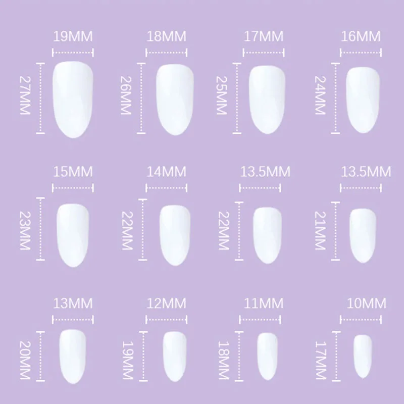 

Pink Nude White French Ballerina Coffin False Nails Gradient Natural Manicure Press On Fake Nails Tips Daily Office Finger Wear