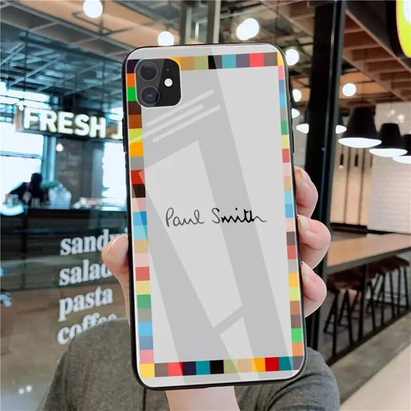 

Paul Fashion Luxury Italy Smith Phone Cases Tempered Glass For Iphone6plus 6S 7 7plus 8 X XS XSmax XR 11 12 Pro Max 12mini