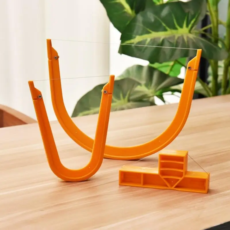 Инструменты для керамики ремешок глины резак угловая пластиковая ручка лук