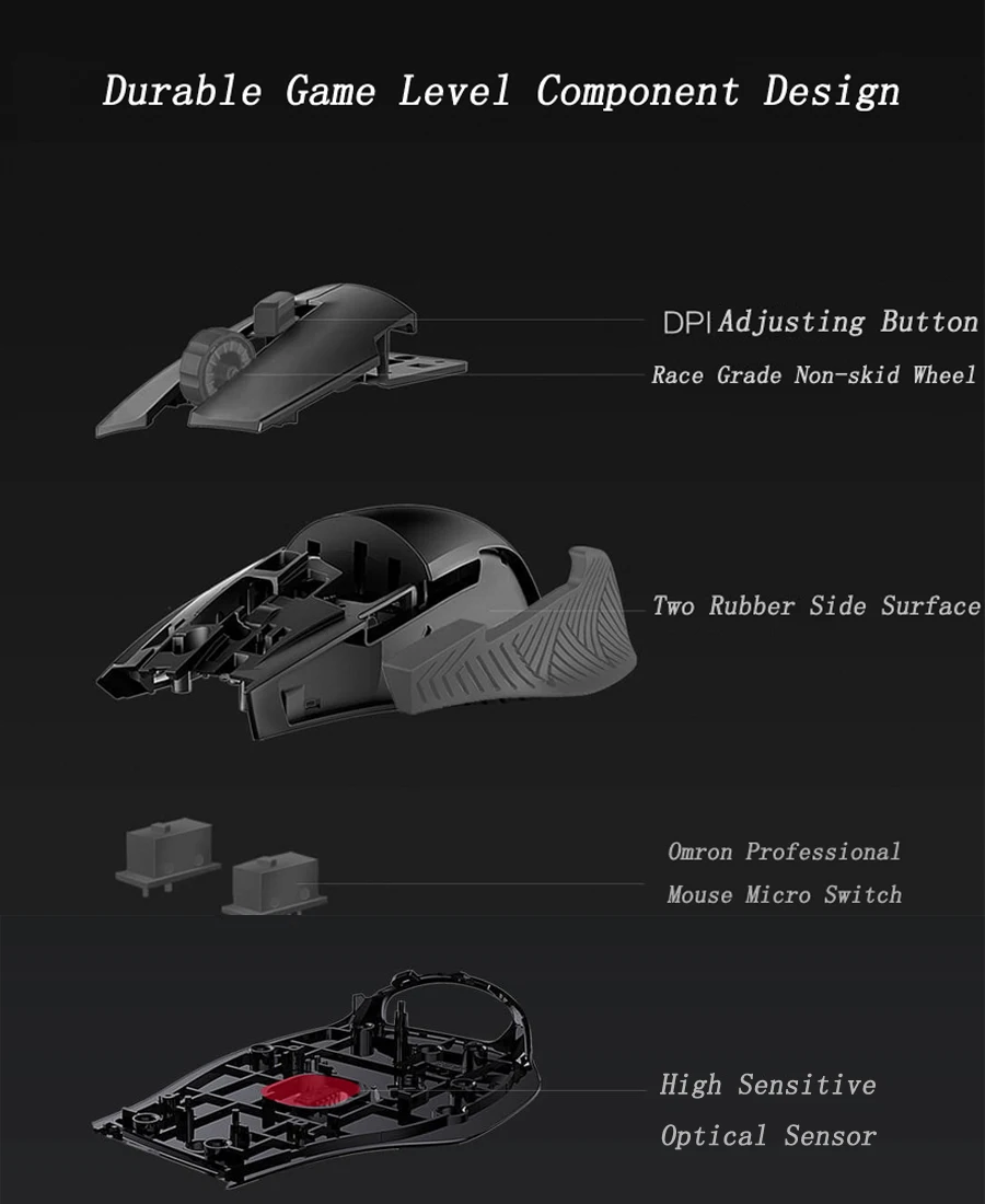Профессиональная электронная Спортивная мышь Xiaomi Mijia blasul 7200 dpi E-sports игровая оптическая мышь проводные компоненты уровня игры Y720 Lite