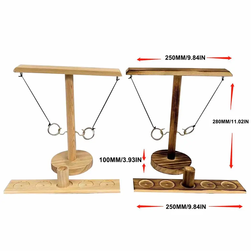 

Drinking Game Toy Wooden Ring Toss Game Toss Hook Board games montessori toy games kids toys for children adult Party Home Game