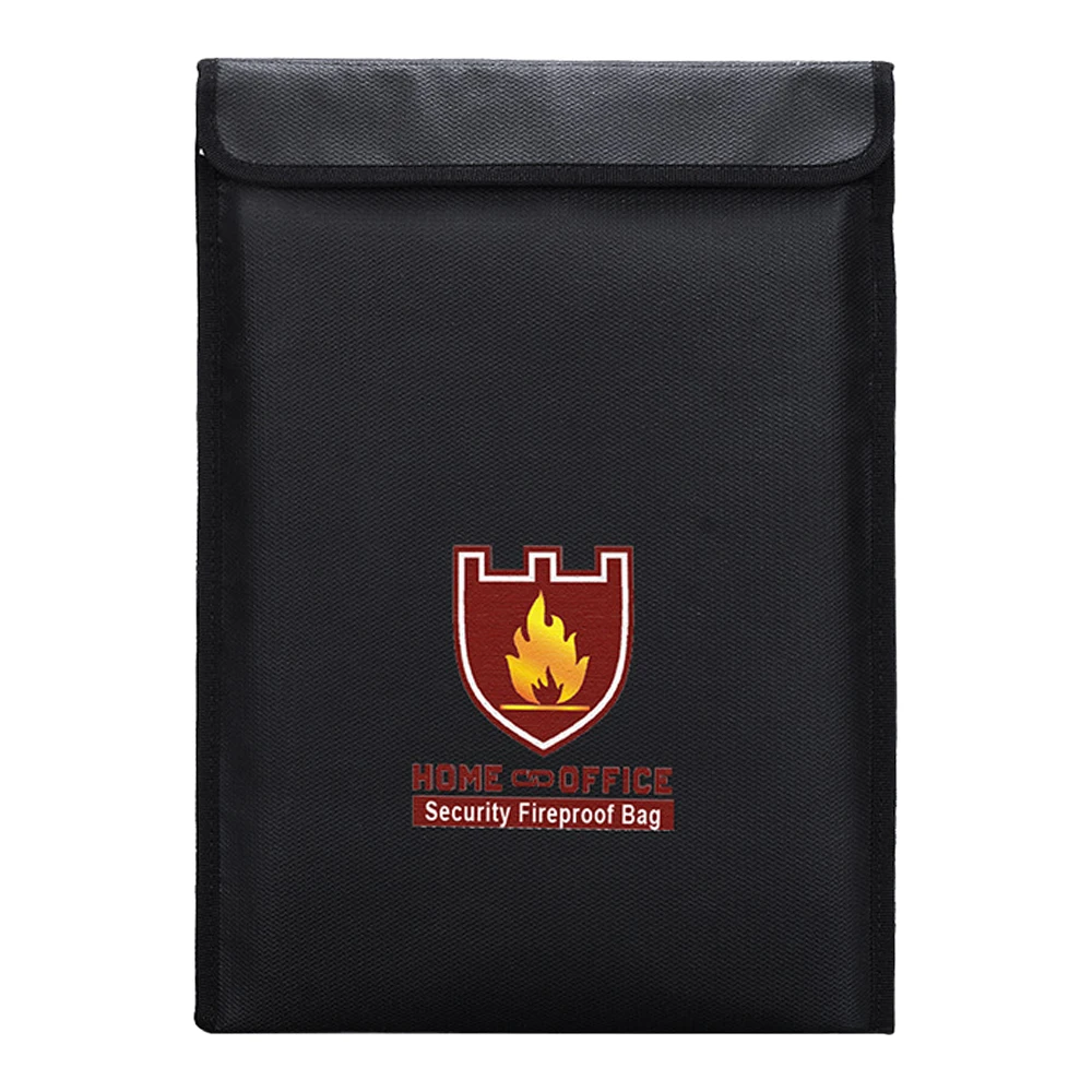 

Fireproof Document Bag Liquid silicone Coated Fire Resistant Money File Folder Holder Organizer Safe Storage Waterproof