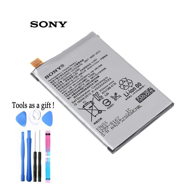 Оригинальная замена аккумулятора для SONY Xperia Z3 Compact mini C4 M55W D5833 D5803 SO-02G MINI LIS1561ERPC Genuine 2600mAh