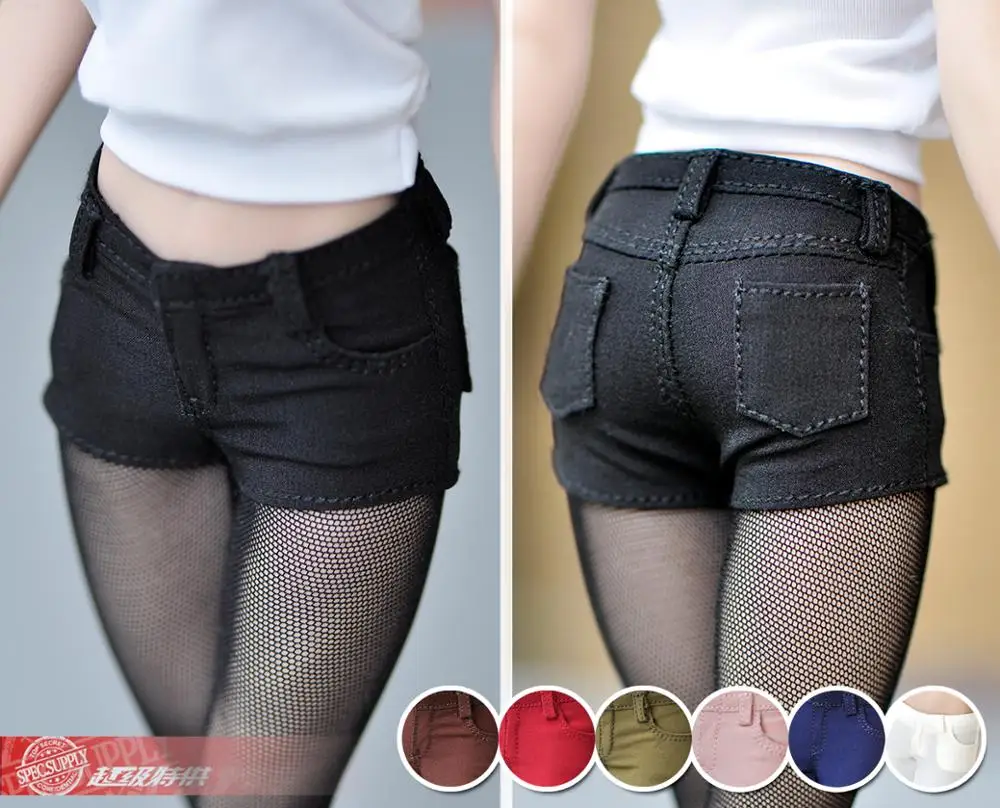 

1/6 doll model clothing accessories 12 inch woman dolls available stretch slim shorts hot pants in stock