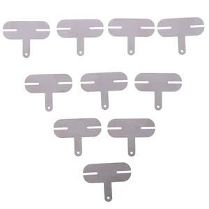 10 шт.пакет 18650 Power T тип литиевая батарея никелевый лист никелированный стальной лист точечная сварка никелевая пленка 25*10*0,2 (мм)