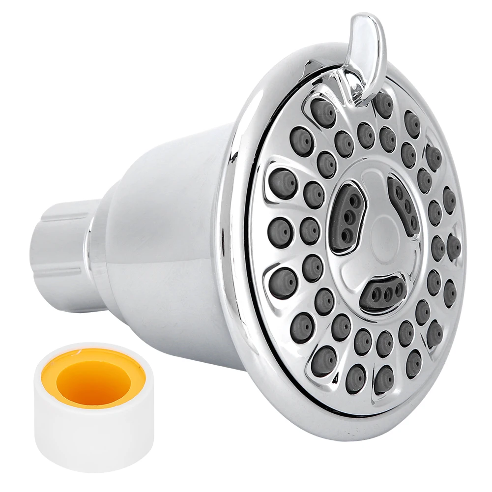 

High Pressure Top Sprayer Water‑Saving Shower Head Adjustable Rotation Ball Joint Bathroom Supplies High Pressure Shower Head