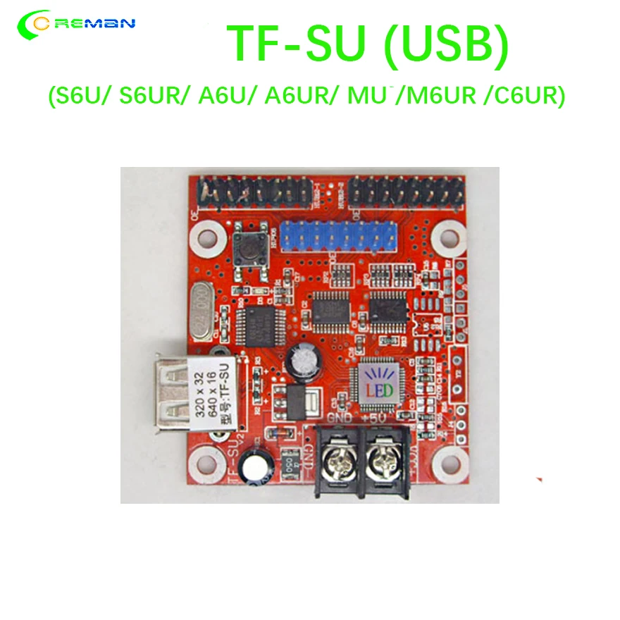 Фонарь P4.75 P7.62 P10 Одноцветный двойной Лучший USB драйвер светодиодный контроллер