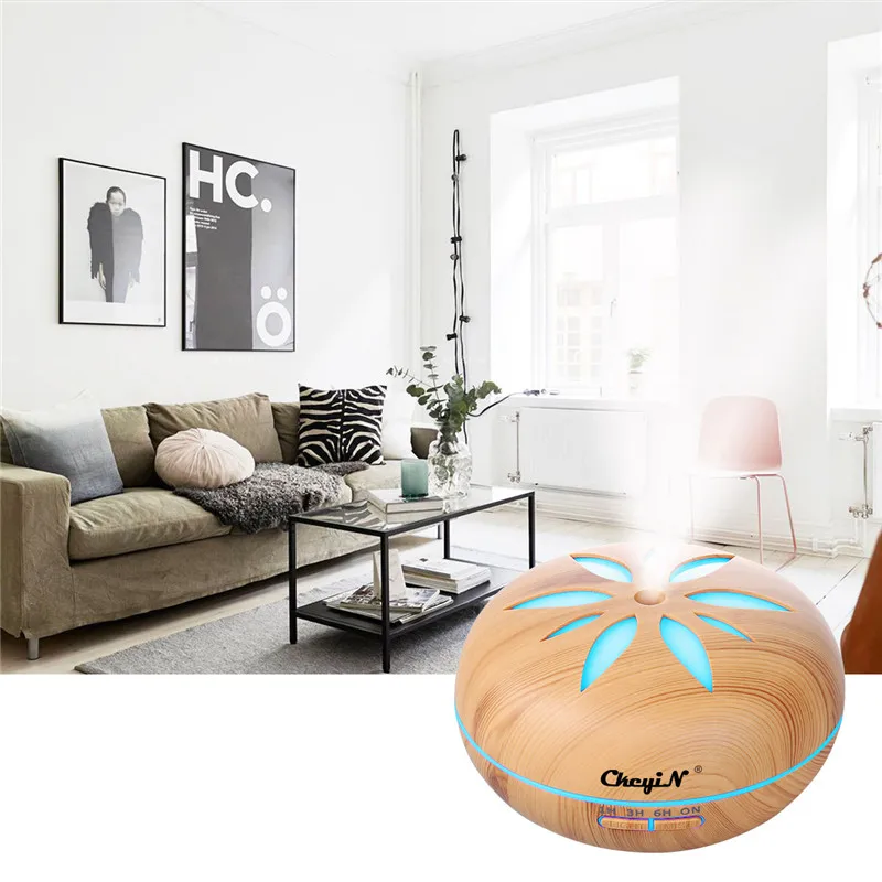 550 мл Электрический увлажнитель воздуха с Bluetooth диффузор для эфирных