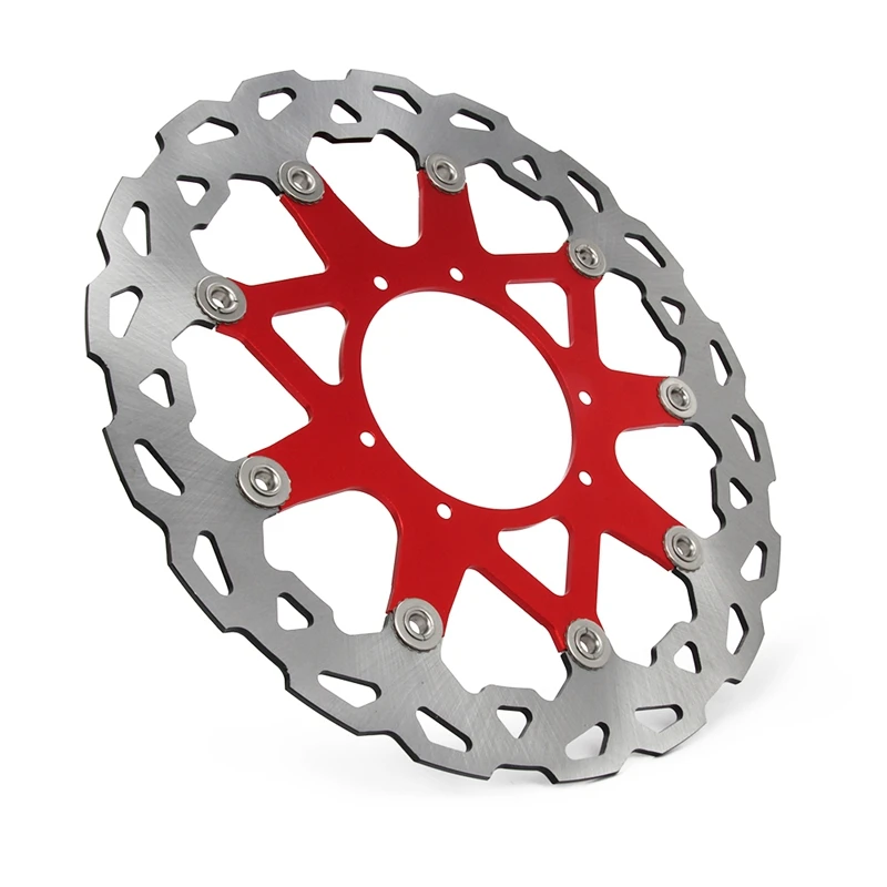 

for HONDA CR CRF CR125 CR250 CRF250R CRF250X CRF450X CRF450R 320MM Oversize Front Floating Brake Disc Rotor Motocross