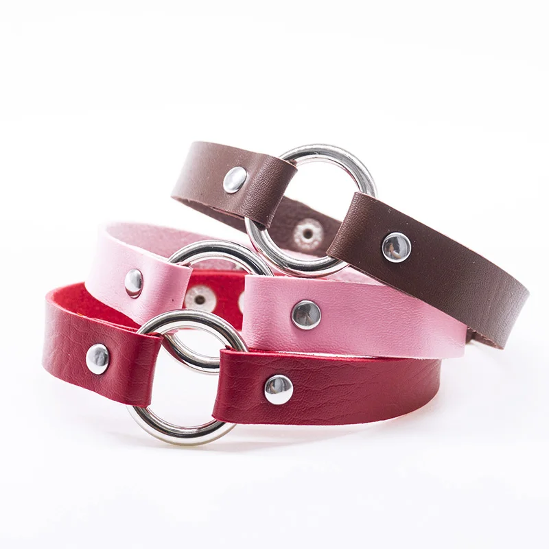 Новинка Модный комплект в стиле хип хоп панк из искусственной кожи украшение на