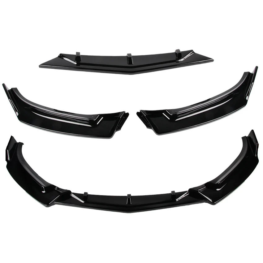 3Pcs/Set Car Front Bumper Lip Spoiler Body Kits Splitter Diffuser for Mazda 3 Axela 2014 2015 2016 2017 2018 Auto Accessories - купить по