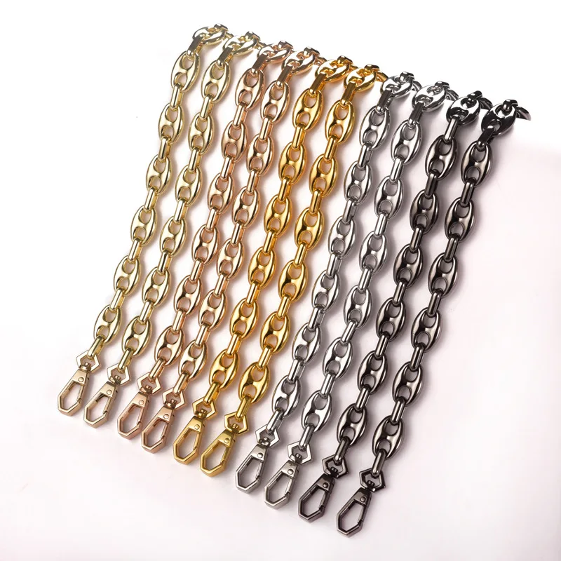 BAMADER Thick Chain Bag Strap Part DIY Handles Pig Nose Shoulder Women Accessories Suitable For handbag Crossbody | Багаж и сумки