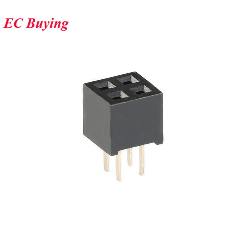 Штыревой разъем с двумя рядами штырьков 2 0 мм 2*2/3/4/5/6/7/8/10/12/20/40P 10 шт.|Интегральные