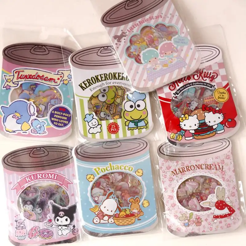 1 упаковка новые милые консервированные наклейки Sanrio серии наклейки "Мелодия" Дневник этикетка наклейка s Декор Скрапбукинг DIY стикер s игрушка подарок