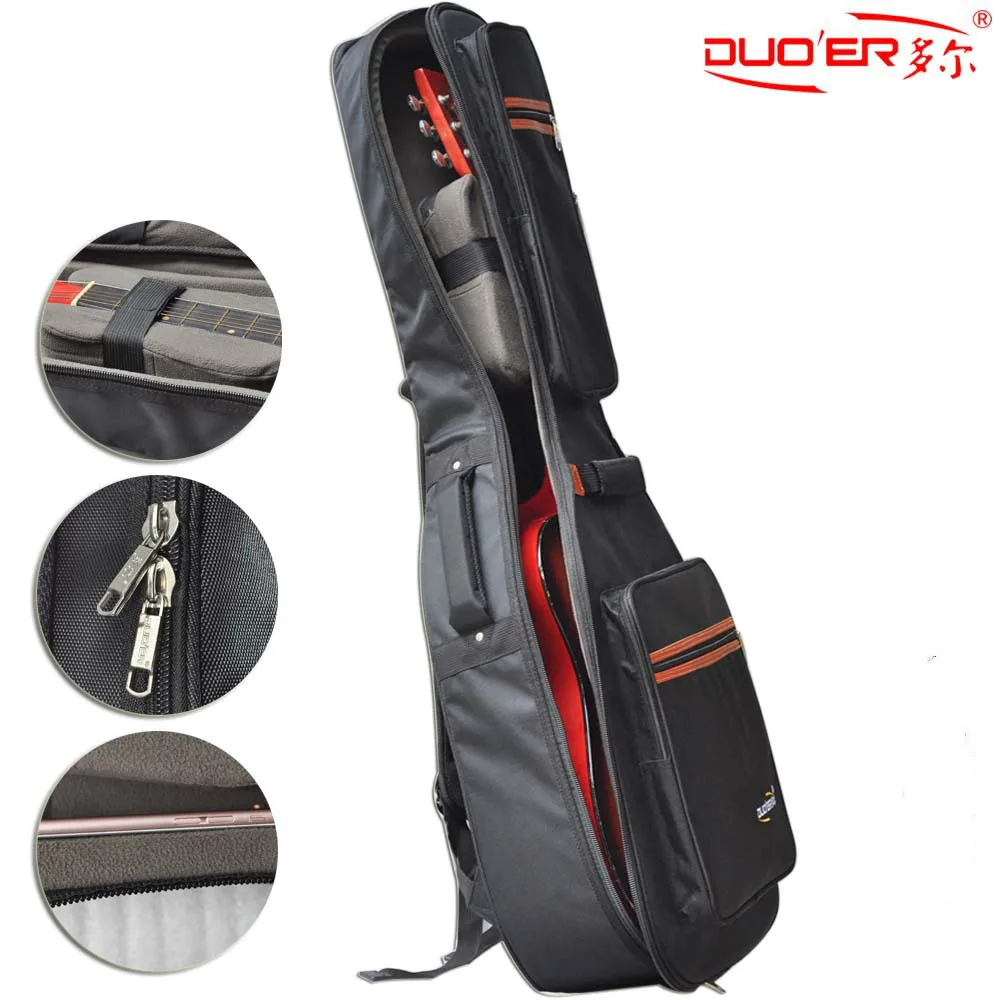 Guitar Case 41 Inch 42 Inch Waterproof Backpack Oxford Flannel Thick Guitar Bag Factory Wholesale Customize Guitar Bags enlarge