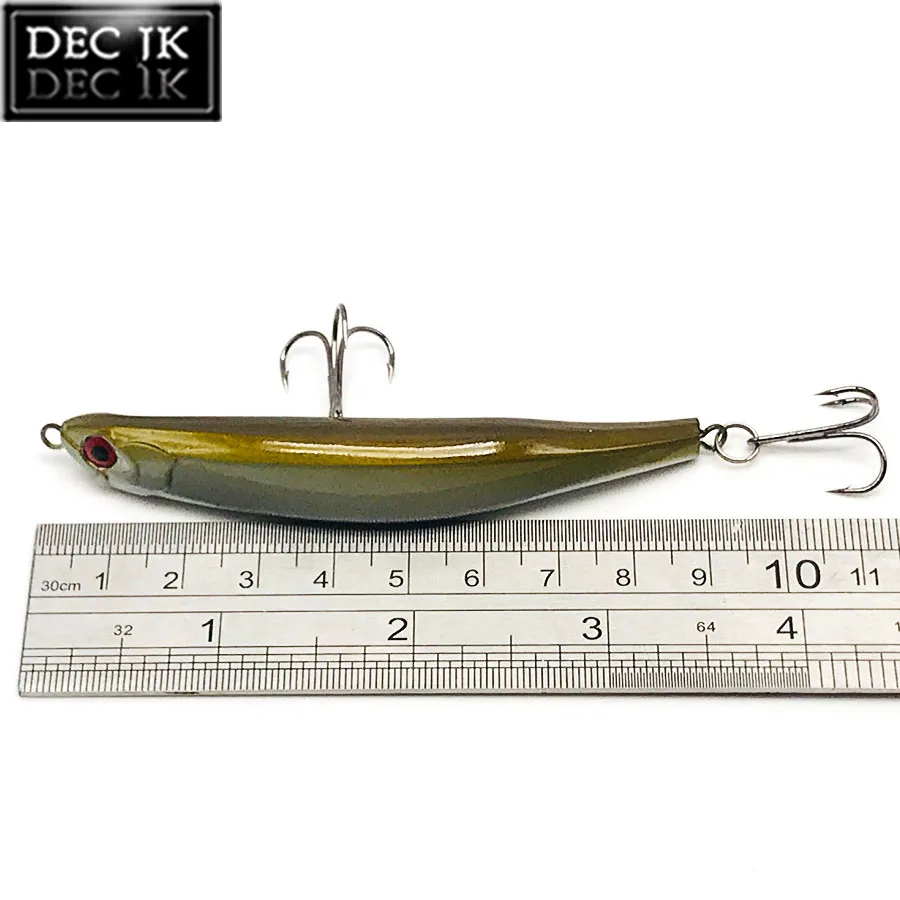 Жесткая пластиковая приманка для морской рыбалки снасть щуки топвотер изогнутый