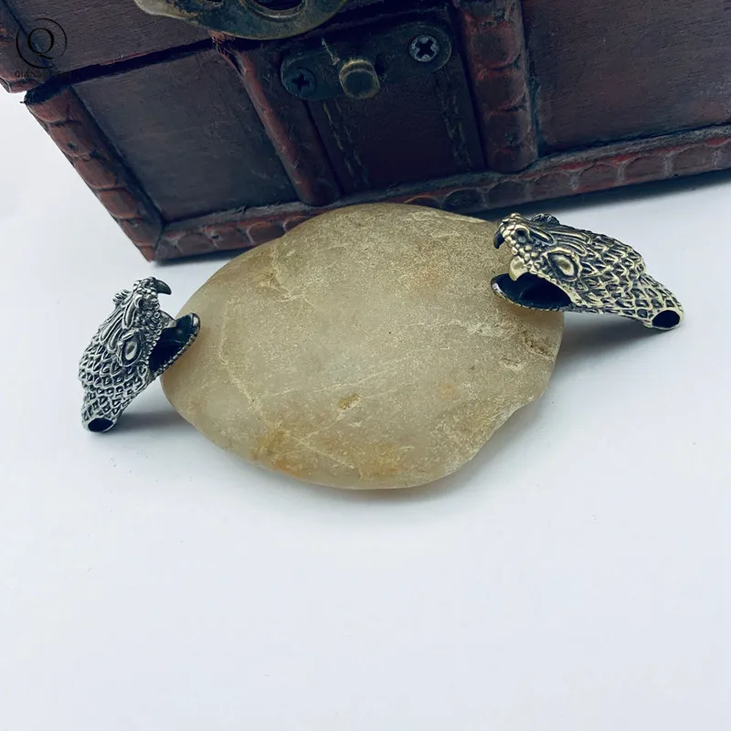 Мужской дизайн ретро боа змея Монстр Латунное Ожерелье Подвеска ювелирные