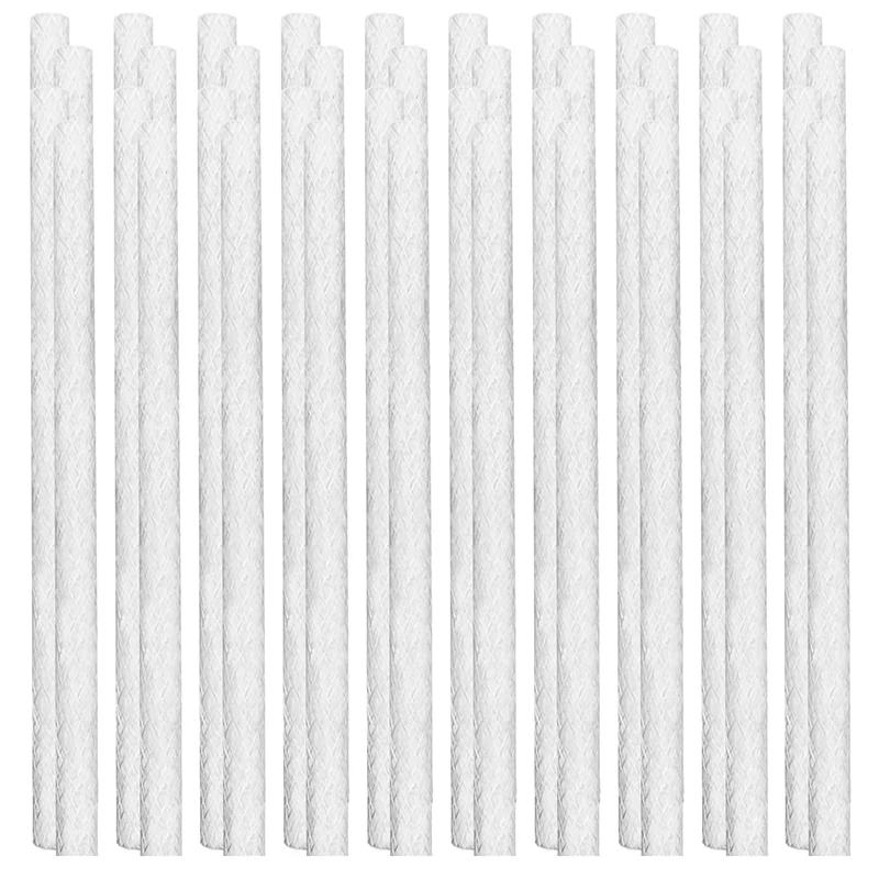 

40Pcs Fiberglass Replacement Wicks Torch Replacement Wicks Wine Bottle Wicks for Outdoor Tiki Torches, Patio Lighting