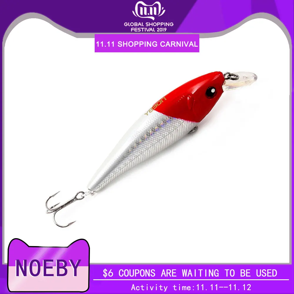 NOEBY Minnow NBL9145 бас Щука Карп Walleye форель пластиковая рыболовная воблер жесткая