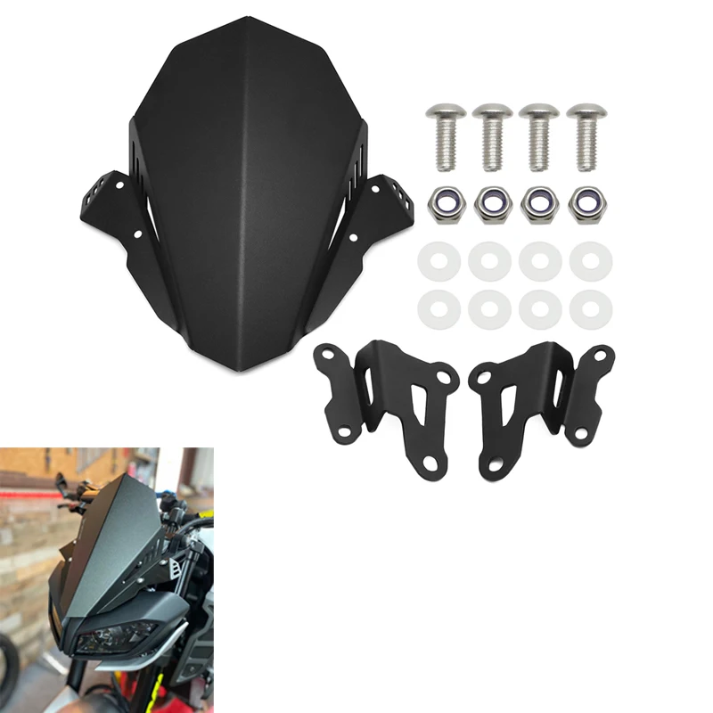 Мотоцикл Алюминиевый Комплект дефлектор лобовое стекло ветровое подходит для