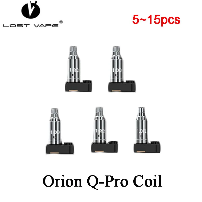 5 шт./лот Lost Vape Orion Q Pro катушки 1.0ohm Штатная катушка головка для lostvape Pod картридж