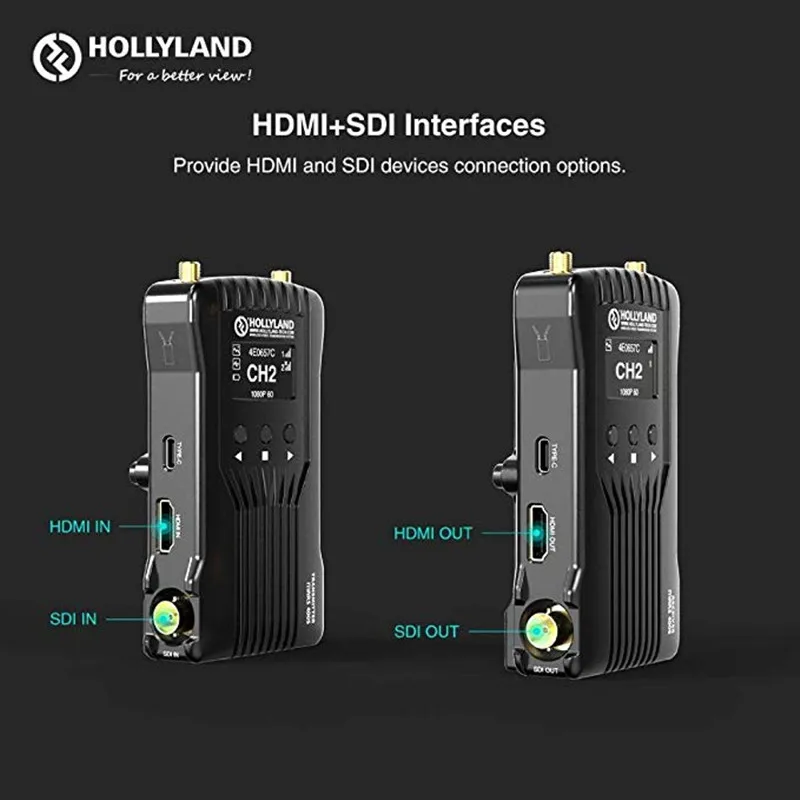 HOLLYLAND 400FT 400S система передачи беспроводной HD видео SDI HDMI 1080 трансляции профессионального видео передатчик приемник