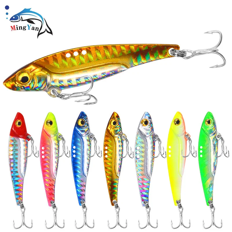 

1PCS 8/13/16/20g Metal VIBLures Strong Vivid Vibrations Spoon Lure Fishing Bait Bass Artificial Hard Bait 3D Eyes Hot Sale