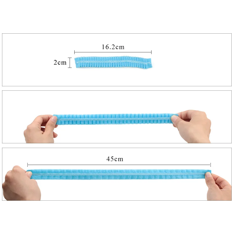 10/20/50 шт. одноразовые нетканые шапки для макияжа |