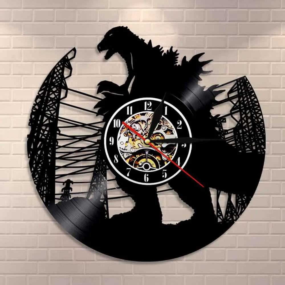 

Creative Wall Clock Modern Design Music Theme Classic Vinyl Record Clock Wall Watch Art Home Decoration Gift for Musicians