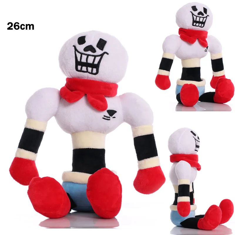 2pcs Set Undertale Plush Toys Sans Papyrus Plushies Figures Stuffed Animals Soft Game Characters Dolls Kids Birthday Xmas Gifts - купить по