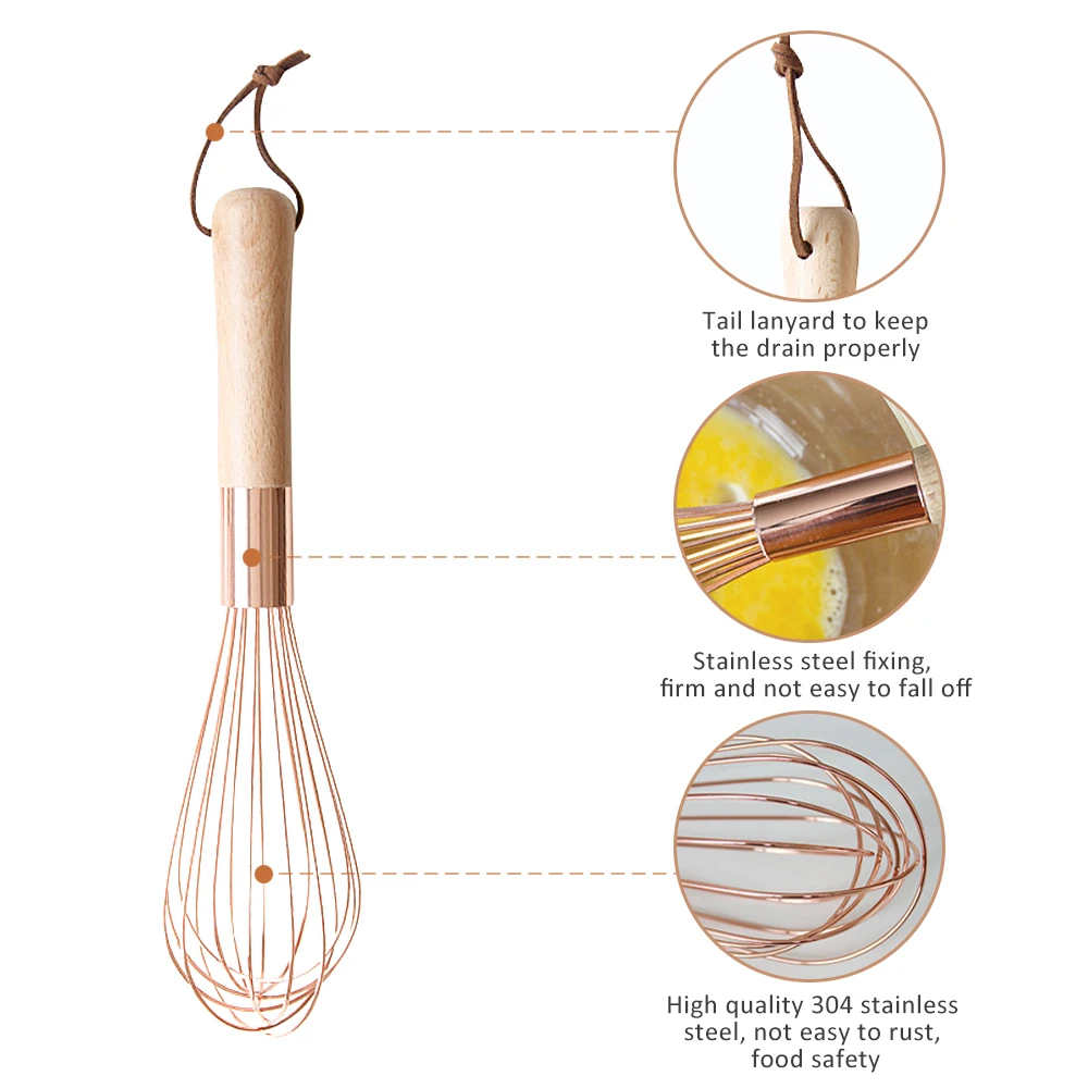 

Stainless Steel Balloon Wire Whisk Manual Egg Beater Mixer Kitchen Baking Utensil Milk Cream Butter Whisk Mixer Egg Beater Tool