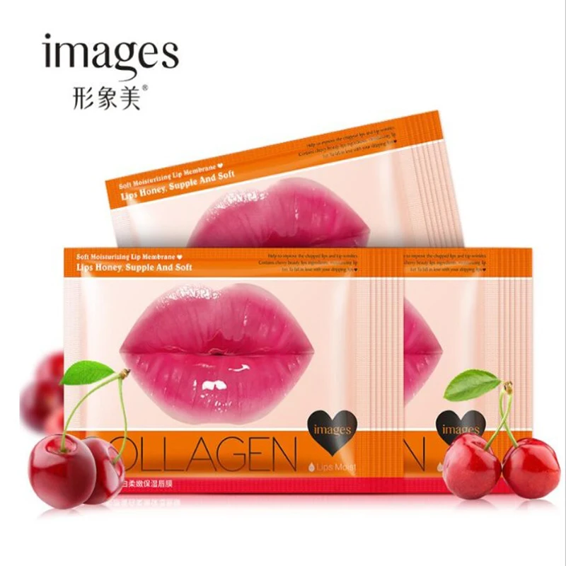 Изображения по уходу за кожей Crystal коллагеновая маска для губ влаги эссенция