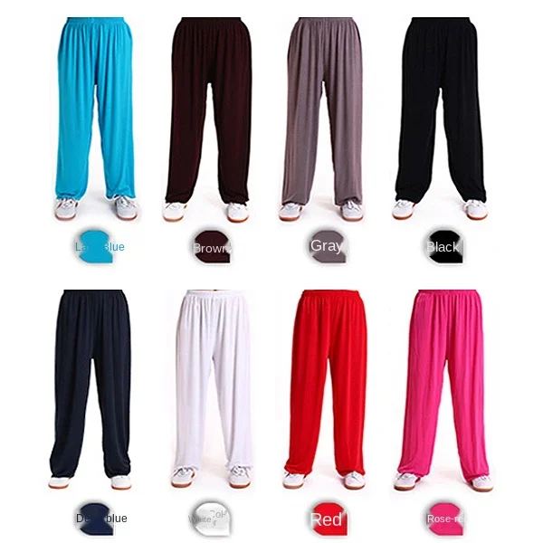 Штаны для тренировки боевых искусств шаровары мужчин и женщин штаны йоги