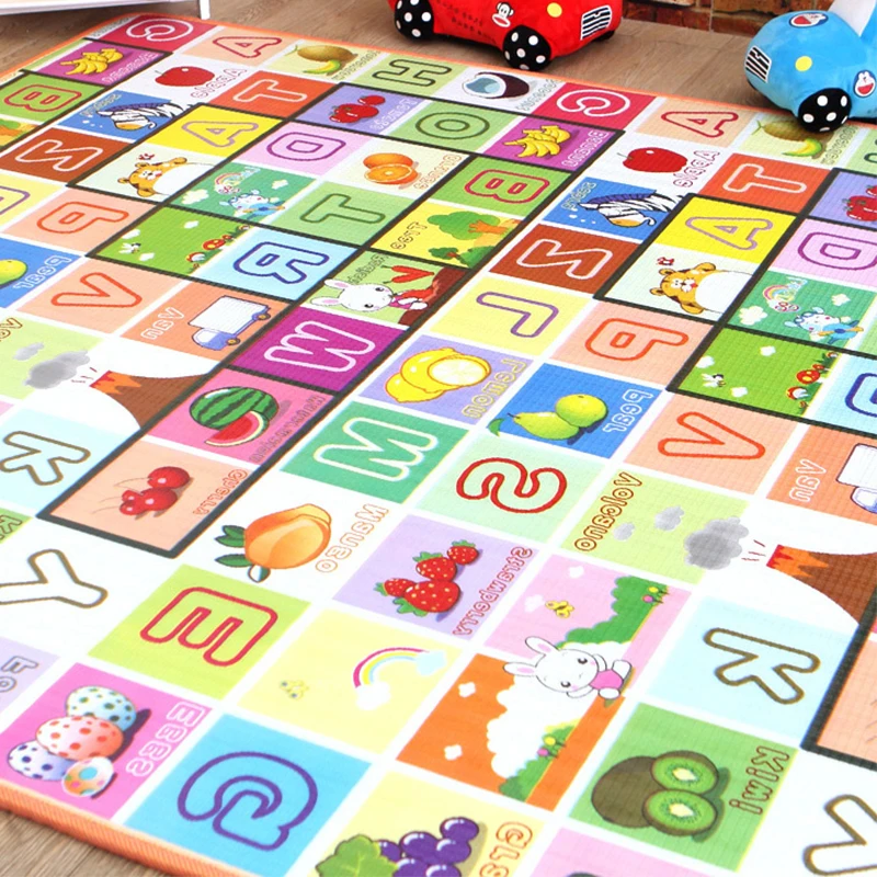 Новинка детский игровой коврик QWZ с мешками Детский развивающий из вспененного