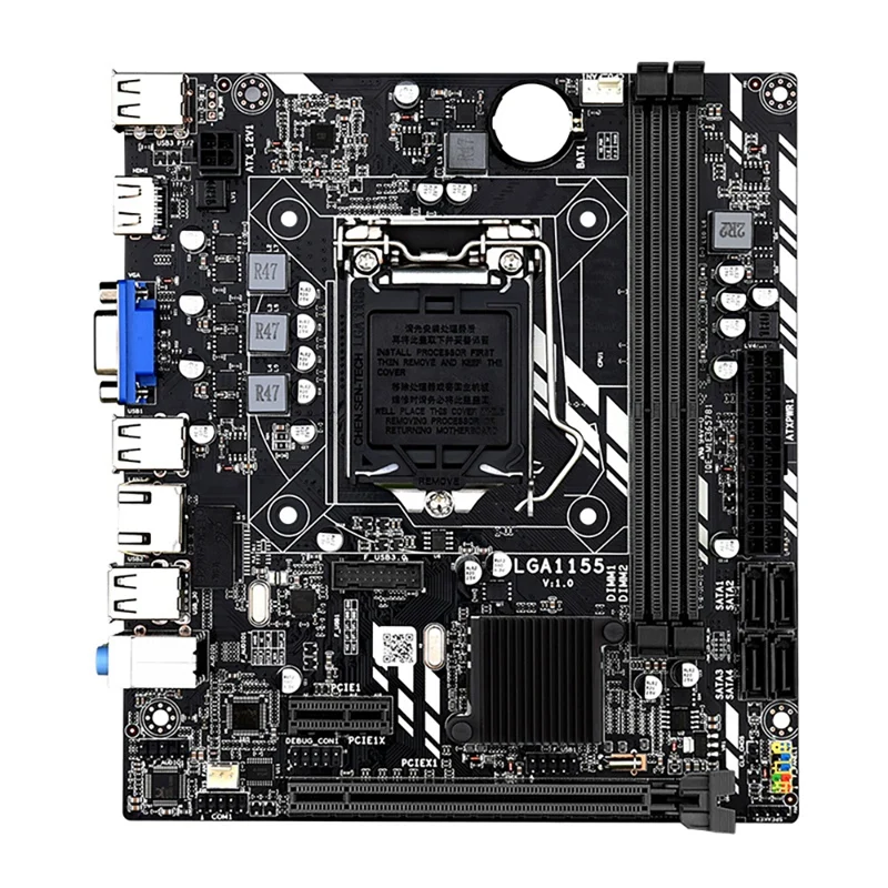 

H61 Motherboard LGA 1155 Core I7/I5/I3 CPU 2XDDR3 16GB RAM PCI-E 8X SATA USB2.0 M-ATX Motherboard for Dungeon DNF Games