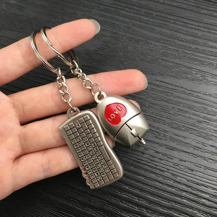 Брелок для ключей Mini Mouse металлический 2 шт./компл. брелок с цепочкой &quotLove" |
